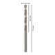 Bosch metaalboor HSS-G, DIN 338, 4,2 x 43 x 75 mm-5