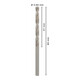Bosch metaalboor HSS-G DIN 338 4,6 x 47 x 80 mm-5