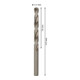 Bosch metaalboor HSS-G DIN 338 7,7 x 75 x 117 mm-5