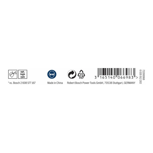 Bosch metaalboor HSS-G DIN 340 1,5 x 45 x 70 mm