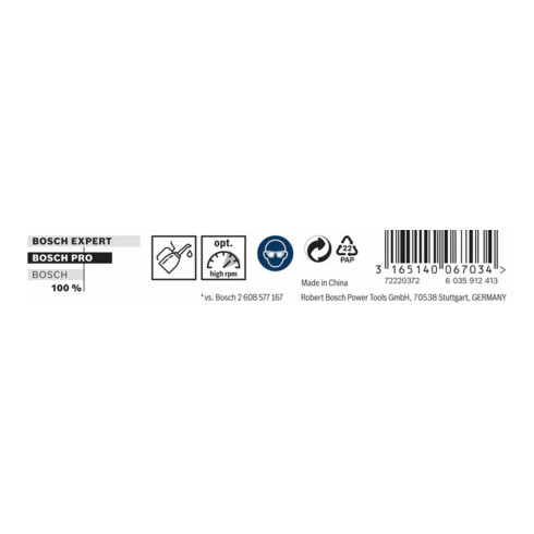 Bosch metaalboor HSS-G DIN 340 3,2 x 69 x 106 mm
