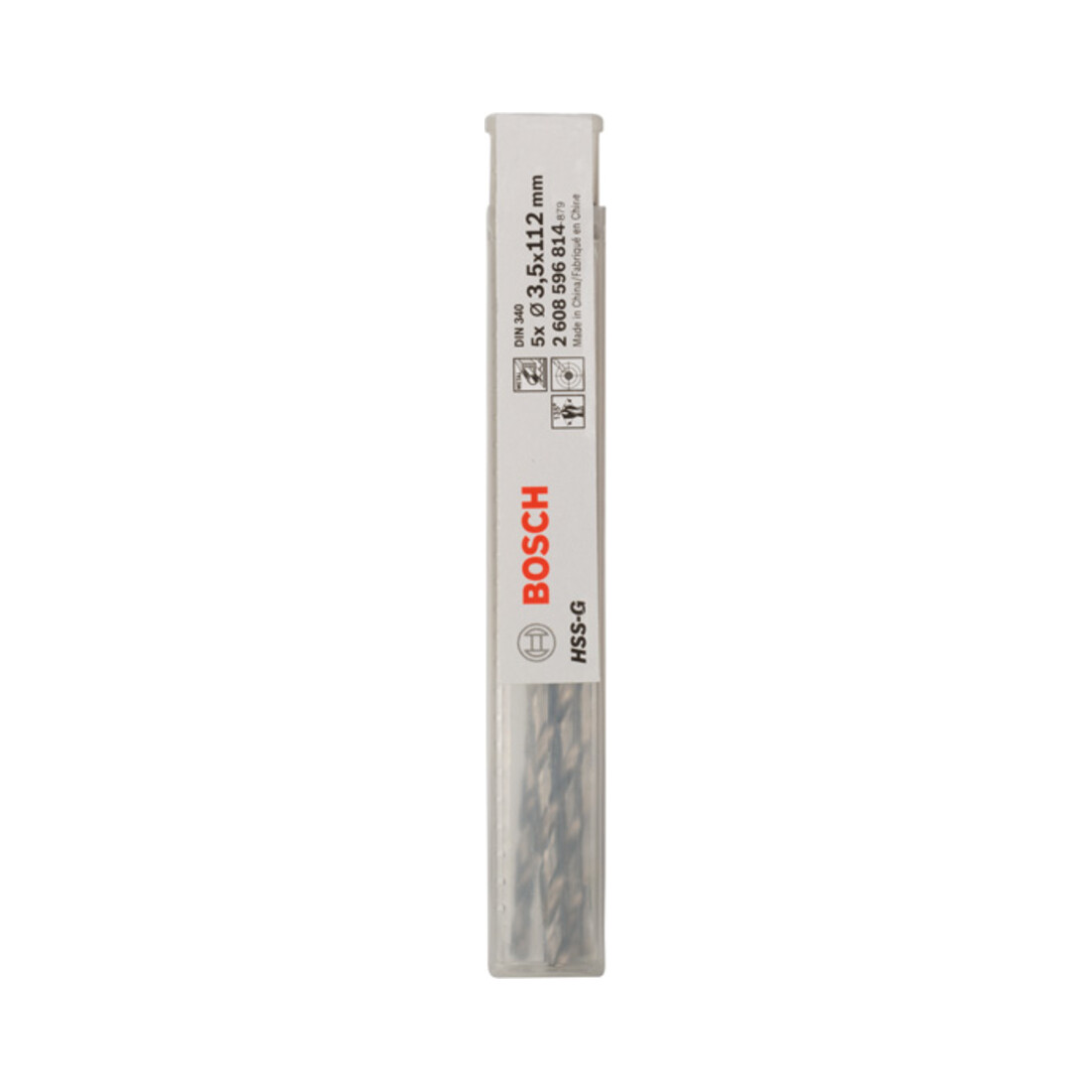 Bosch metaalboor HSS-G DIN 340 3,5 x 73 x 112 mm