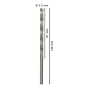 Bosch metaalboor HSS-G DIN 340 5,5 x 91 x 139 mm-5
