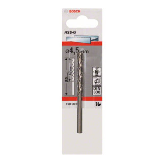 Bosch metaalboor HSS-G, DIN 338