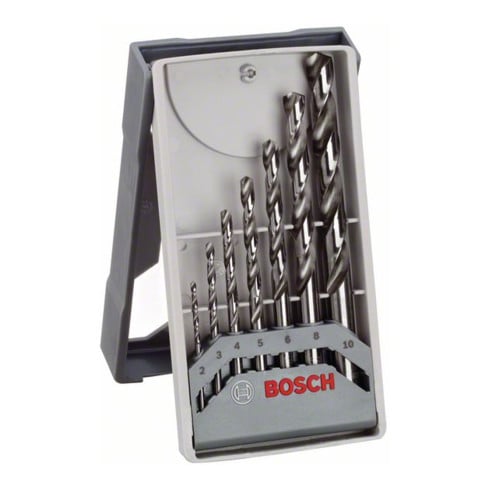 Bosch metaalboorset Mini X-Line HSS-G DIN 338 135°, 7 delig 2 - 10 mm