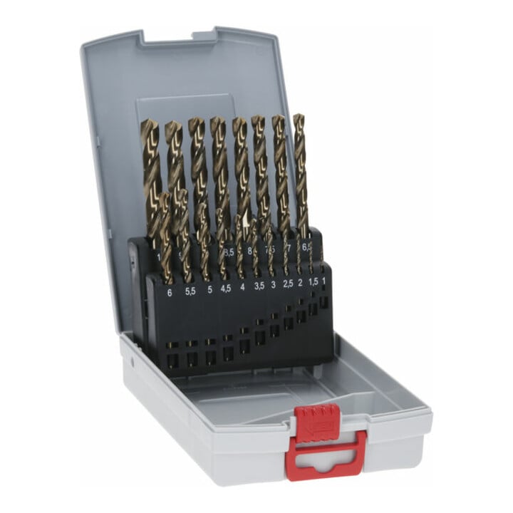 Bosch metaalboren set HSS-Co (kobaltlegering), ProBox 19 stuks DIN 338 1-10 mm