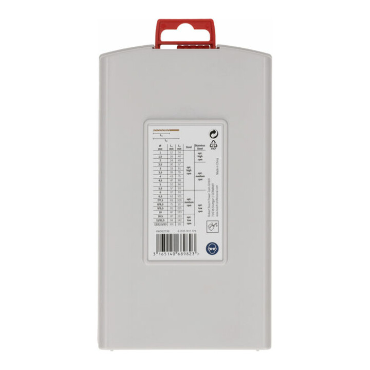 Bosch metaalboren set HSS-Co (kobaltlegering), ProBox 25-delig DIN 338 1-13 mm