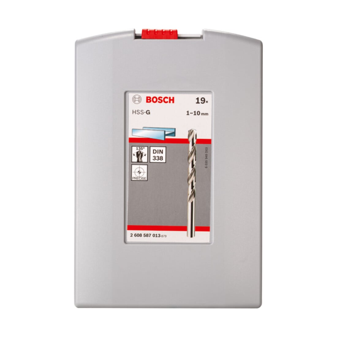Bosch metaalboren set HSS-G ProBox 19 stuks DIN 338 135° 1-10 mm