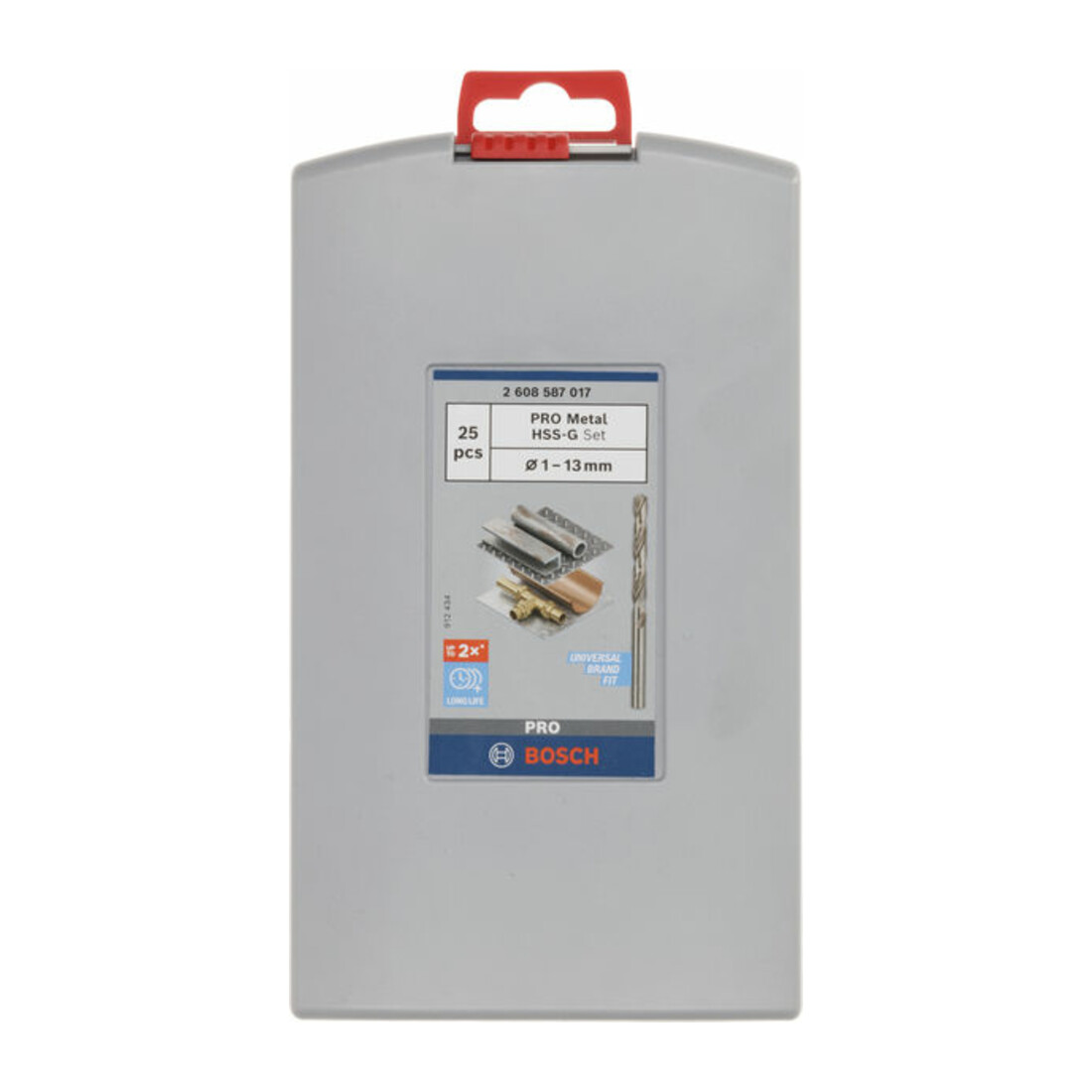 Bosch metaalboren set HSS-G ProBox 25-delig DIN 338 135° 1-13 mm