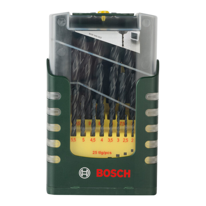 Bosch metaalboren set HSS-R, 25 stuks