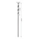 Bosch Metal HSS Spiralbohrer, 1,5 x 18 x 40 mm, CYL-Schaft, 2-teilig