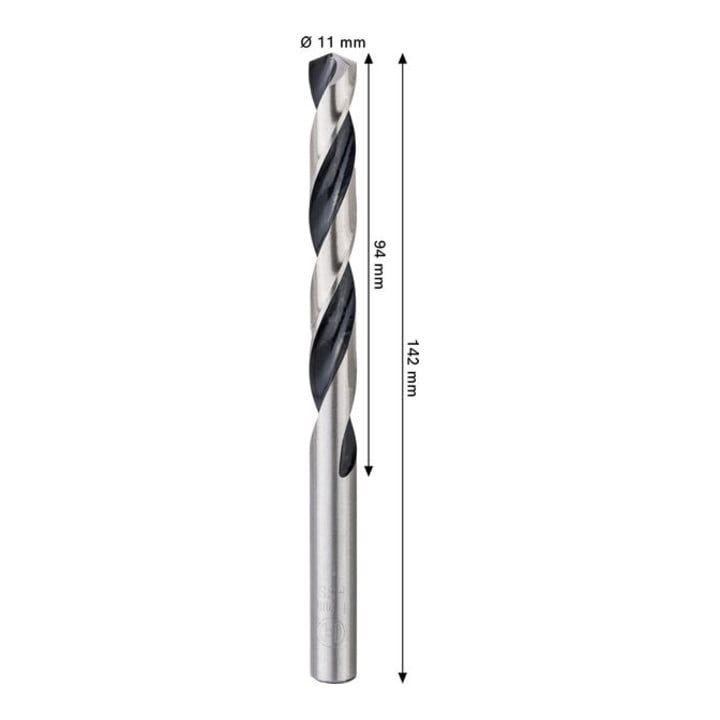 Bosch Metal HSS Spiralbohrer, 11 x 94 x 142 mm, CYL-Schaft