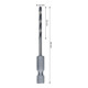 Bosch Metal HSS Spiralbohrer, 2,5 x 30 x 69 mm, HEX 1/4 Schaft
