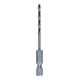 Bosch Metal HSS Spiralbohrer, 2,5 x 30 x 69 mm, HEX 1/4 Schaft