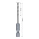 Bosch Metal HSS Spiralbohrer, 2 x 24 x 60 mm, HEX 1/4 Schaft