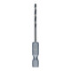 Bosch Metal HSS Spiralbohrer, 2 x 24 x 60 mm, HEX 1/4 Schaft