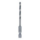 Bosch Metal HSS Spiralbohrer, 3,3 x 36 x 75 mm, HEX 1/4 Schaft