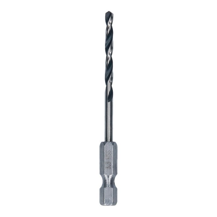 Bosch Metal HSS Spiralbohrer, 3,3 x 36 x 75 mm, HEX 1/4 Schaft