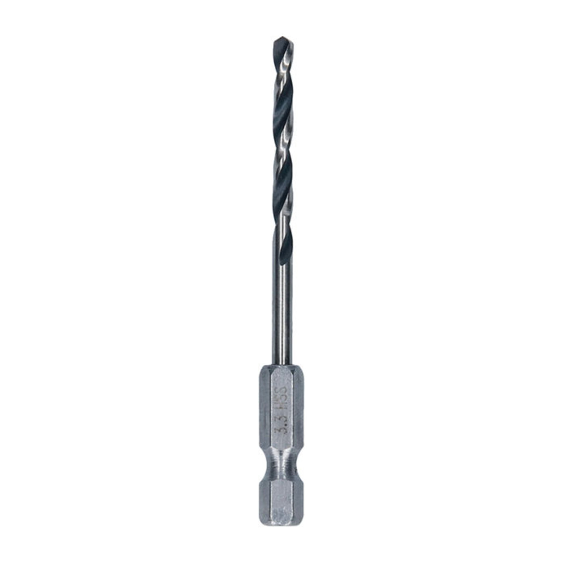 Bosch Metal HSS Spiralbohrer, 3,3 x 36 x 75 mm, HEX 1/4 Schaft