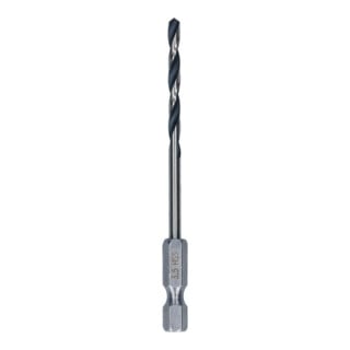 Bosch Metal HSS Spiralbohrer, 3,5 x 39 x 79 mm, HEX 1/4 Schaft