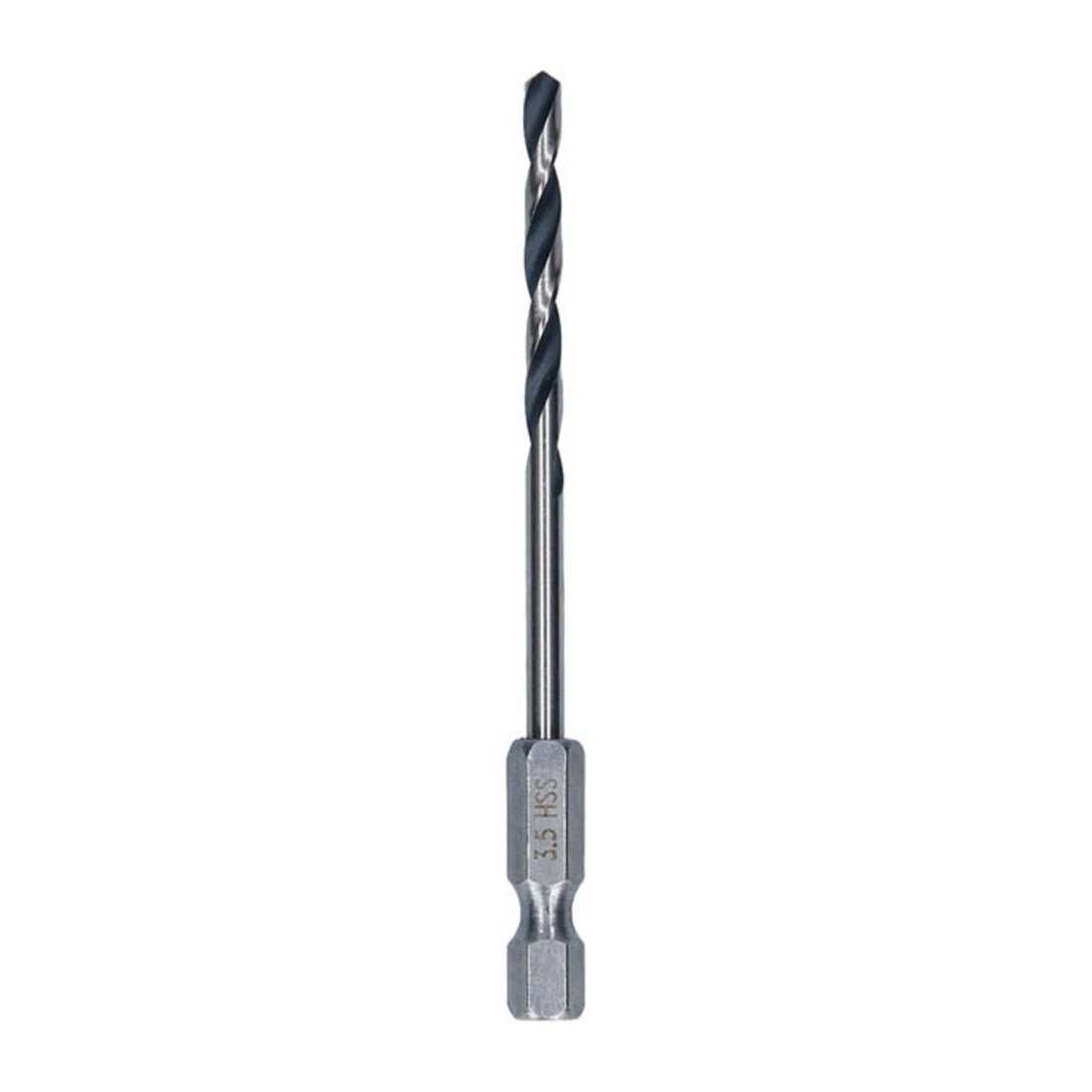 Bosch Metal HSS Spiralbohrer, 3,5 x 39 x 79 mm, HEX 1/4 Schaft