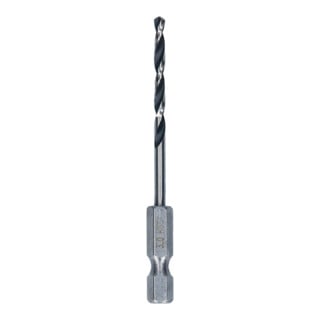 Bosch Metal HSS Spiralbohrer, 3 x 33 x 72 mm, HEX 1/4 Schaft