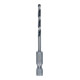 Bosch Metal HSS Spiralbohrer, 3 x 33 x 72 mm, HEX 1/4 Schaft