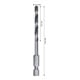 Bosch Metal HSS Spiralbohrer, 4,2 x 43 x 83 mm, HEX 1/4 Schaft