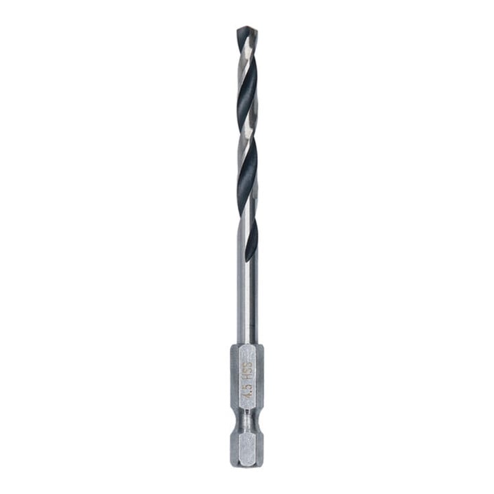 Bosch Metal HSS Spiralbohrer, 4,5 x 47 x 87 mm, HEX 1/4 Schaft