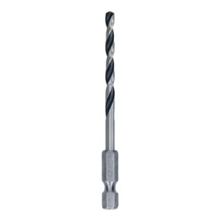 Bosch Metal HSS Spiralbohrer, 4 x 43 x 83 mm, HEX 1/4 Schaft
