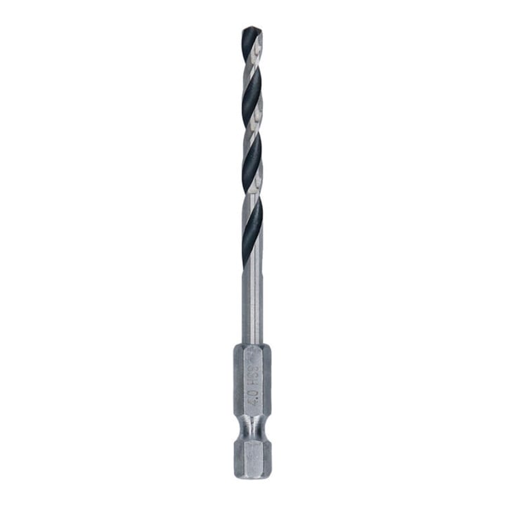 Bosch Metal HSS Spiralbohrer, 4 x 43 x 83 mm, HEX 1/4 Schaft