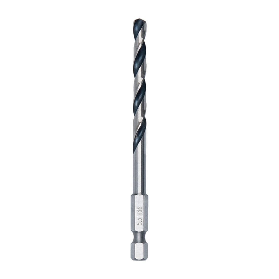 Bosch Metal HSS Spiralbohrer, 5,5 x 57 x 98 mm, HEX 1/4 Schaft