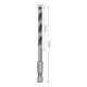 Bosch Metal HSS Spiralbohrer, 5 x 52 x 91 mm, HEX 1/4 Schaft