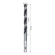 Bosch Metal HSS Spiralbohrer, 7 x 69 x 109 mm, HEX 1/4 Schaft-4