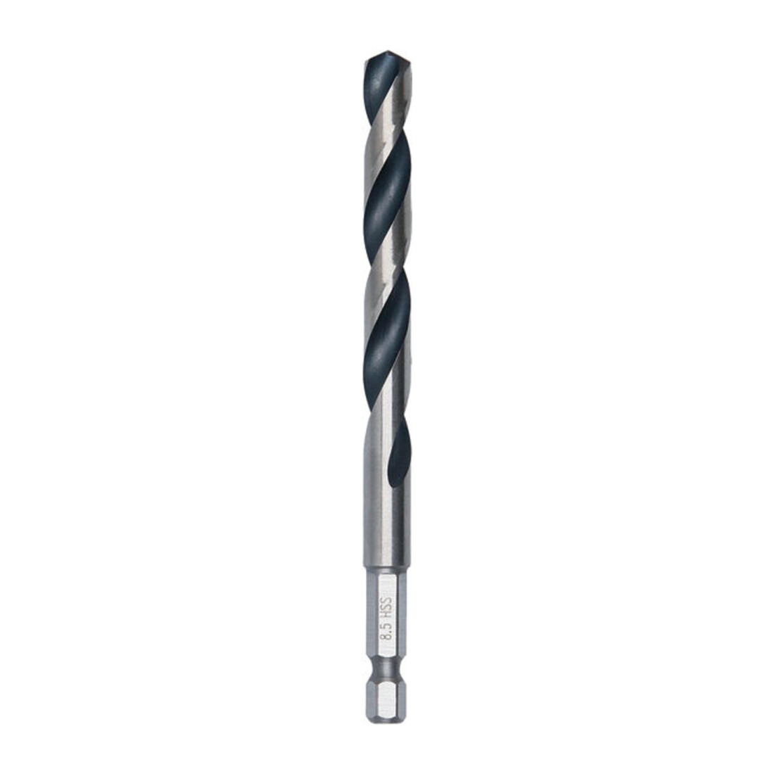 Bosch Metal HSS Spiralbohrer, 8,5 x 75 x 117 mm, HEX 1/4 Schaft