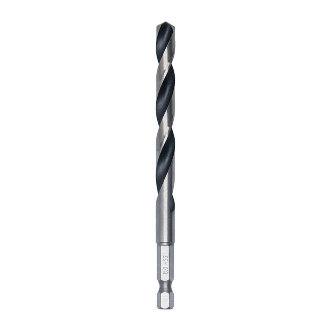 Bosch Metal HSS Spiralbohrer, 8 x 75 x 117 mm, HEX 1/4 Schaft