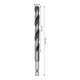 Bosch Metal HSS Spiralbohrer, 9 x 81 x 125 mm, HEX 1/4 Schaft