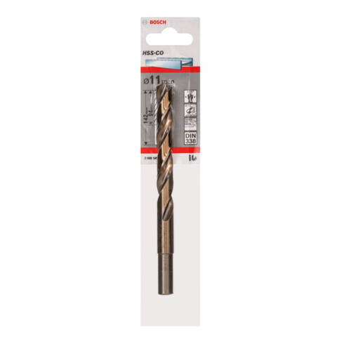 Bosch Metallbohrer HSS-Co DIN 338 11 x 94 x 142 mm