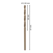 Bosch Metallbohrer HSS-Co DIN 338 2,5 x 30 x 57 mm-5