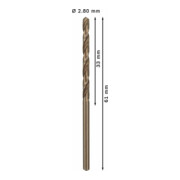 Bosch Metallbohrer HSS-Co DIN 338 2,8 x 33 x 61 mm-5