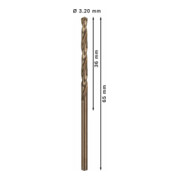 Bosch Metallbohrer HSS-Co DIN 338 3,2 x 36 x 65 mm-5