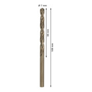 Bosch Metallbohrer HSS-Co DIN 338 7 x 69 x 109 mm-5