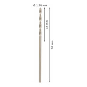 Bosch Metallbohrer HSS-G DIN 338 1,1 x 14 x 36 mm-5