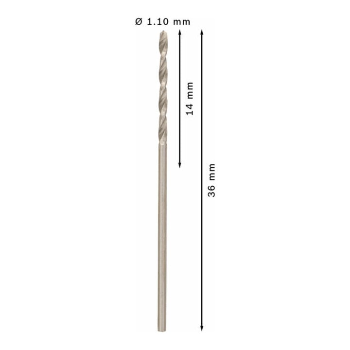 Bosch Metallbohrer HSS-G DIN 338 1,1 x 14 x 36 mm
