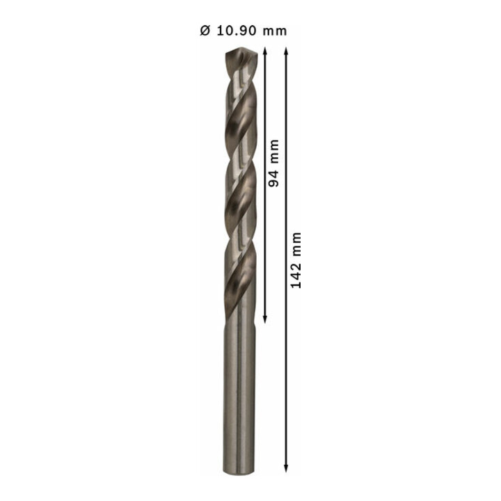 Bosch Metallbohrer HSS-G DIN 338 10,9 x 94 x 142 mm
