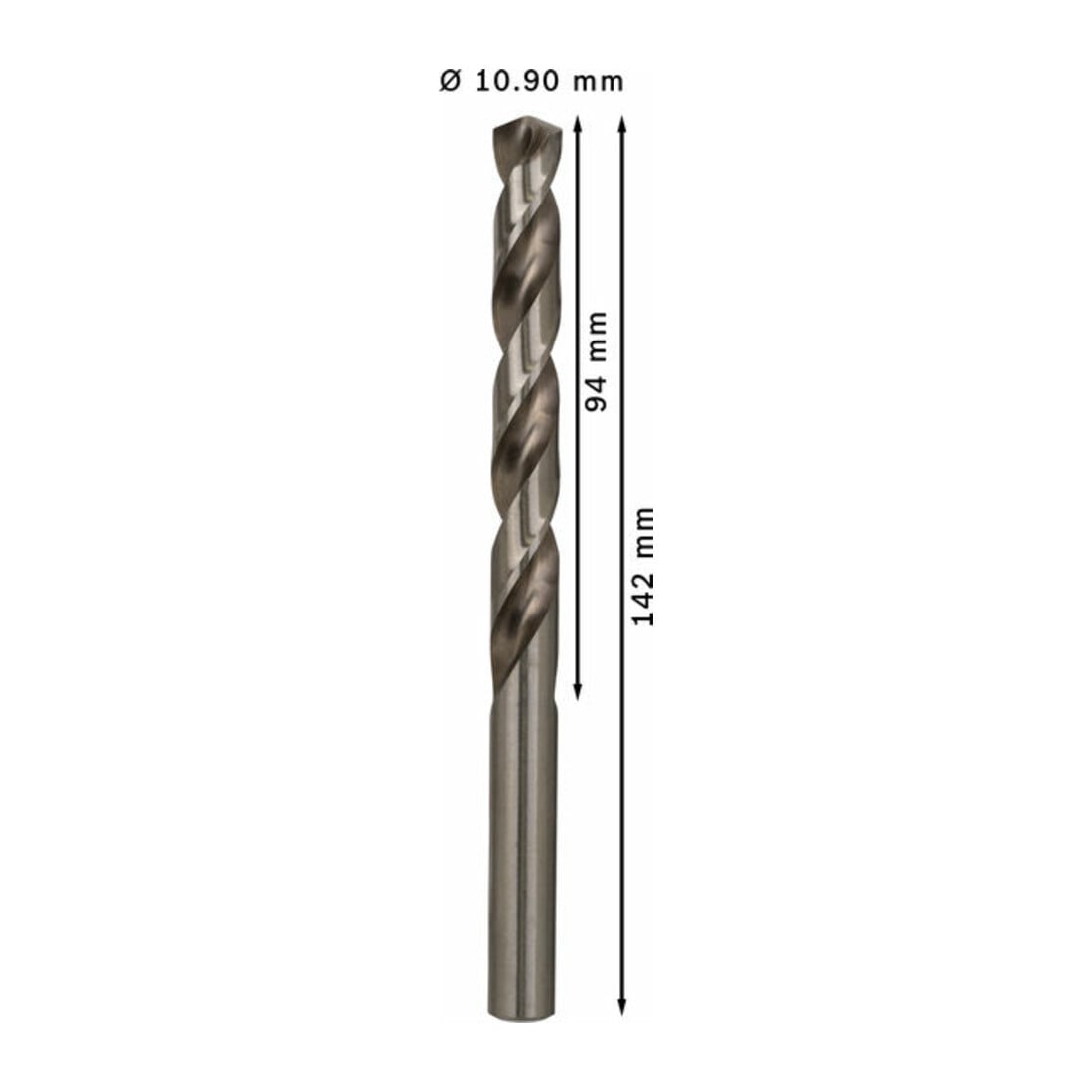 Bosch Metallbohrer HSS-G DIN 338 10,9 x 94 x 142 mm