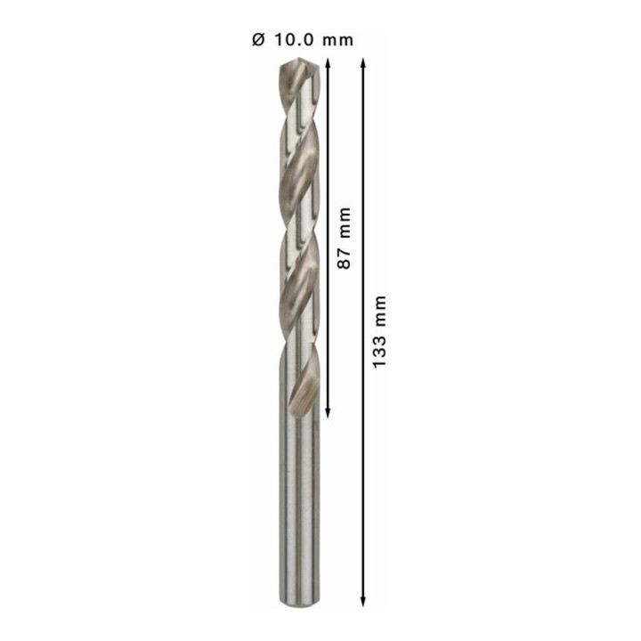 Bosch Metallbohrer HSS-G DIN 338 10 x 87 x 133 mm