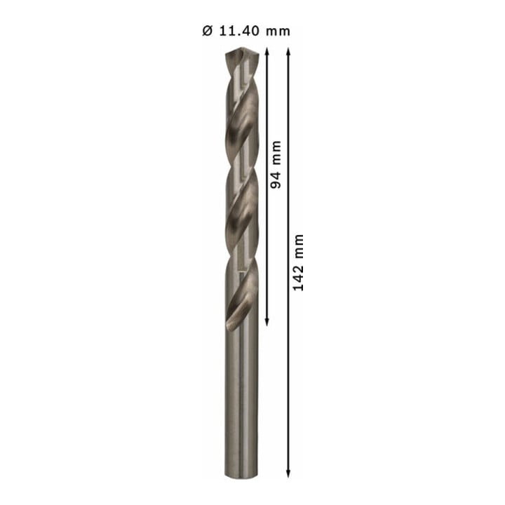 Bosch Metallbohrer HSS-G DIN 338 11,4 x 94 x 142 mm