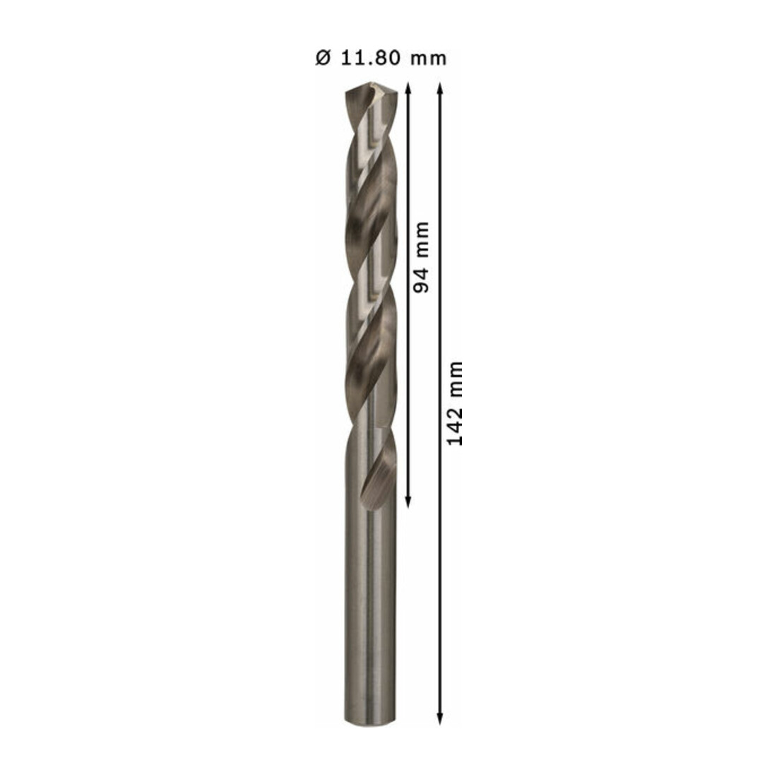 Bosch Metallbohrer HSS-G DIN 338 11,8 x 94 x 142 mm