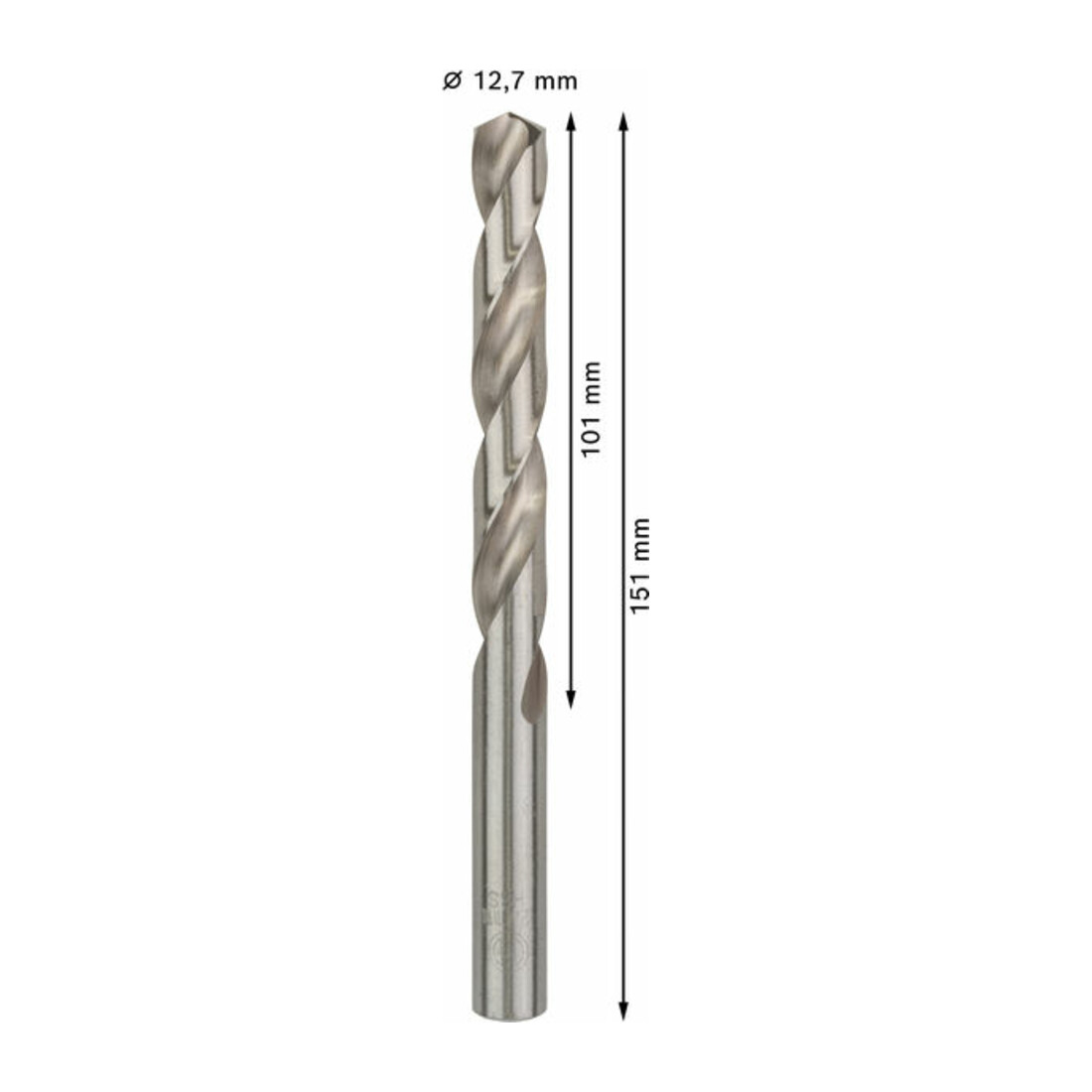 Bosch Metallbohrer HSS-G DIN 338 12,7 x 101 x 151 mm
